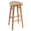 Chaise de bar J-Line Ana - bois - marron