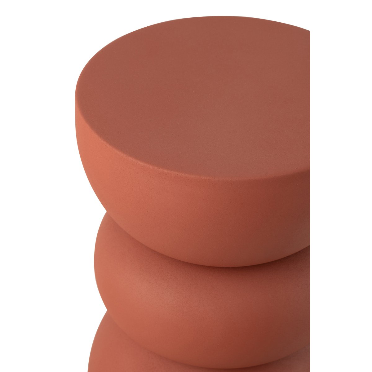 Table d'appoint J-Line Lise - fer - orange
