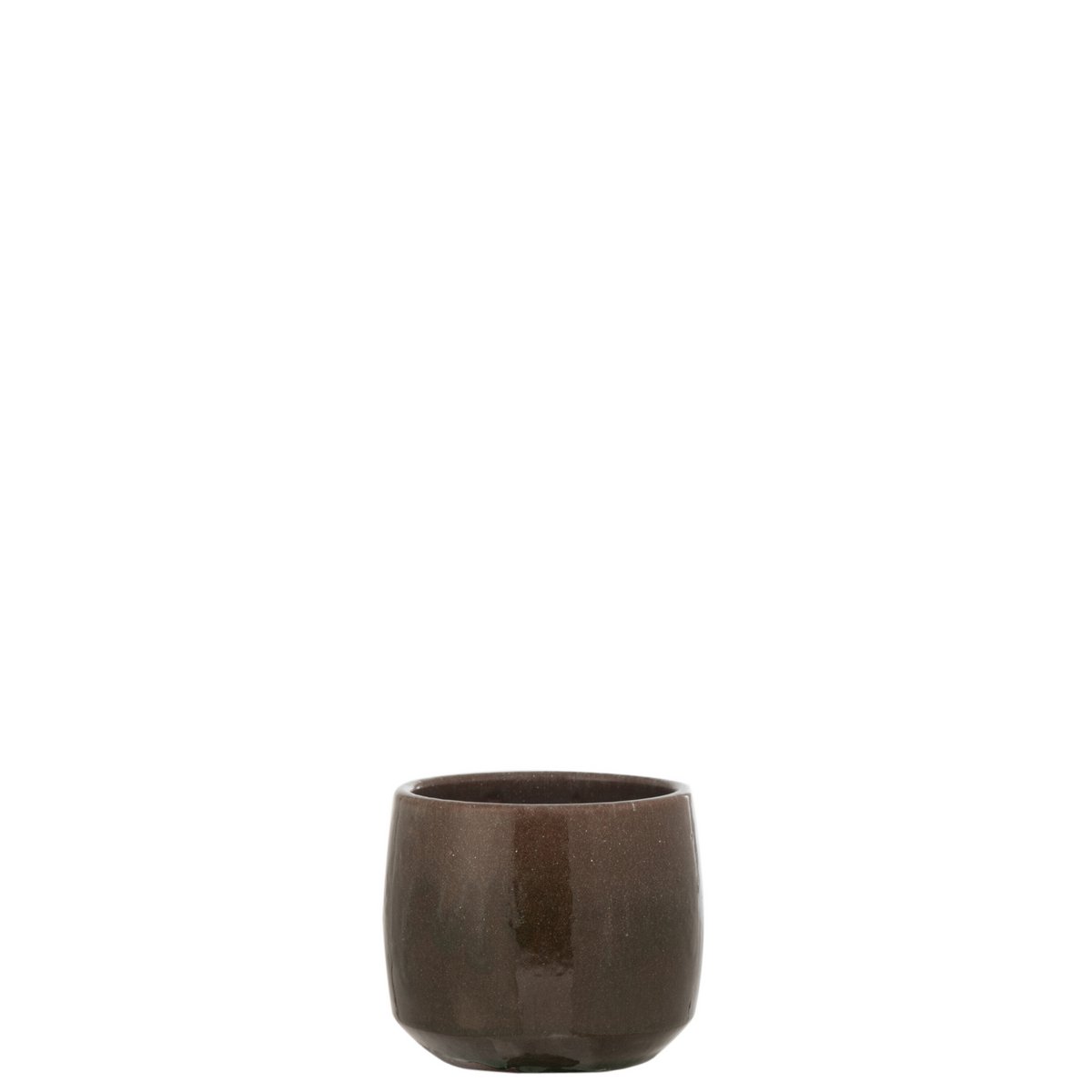 J-Line Flowerpot Board - Ceramics - Green - Small - Ø 14,5 cm