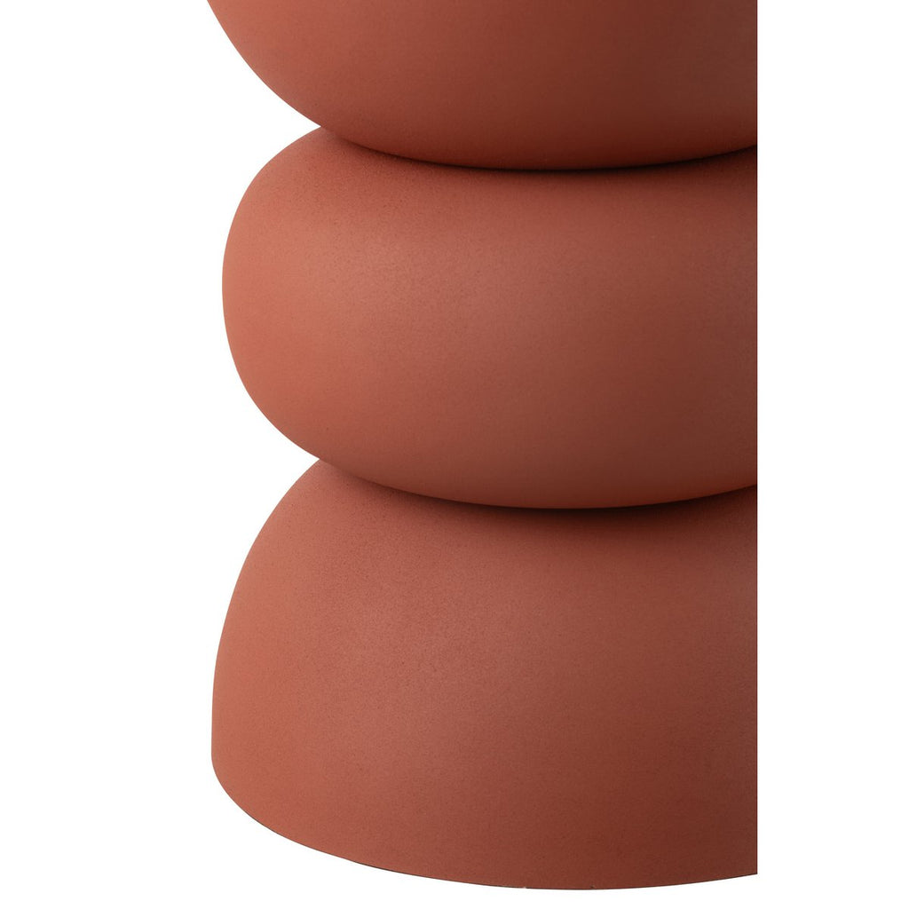 Table d'appoint J-Line Lise - fer - orange