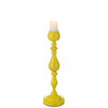J-Line Bougeoir Monarchie Métal Jaune Petit