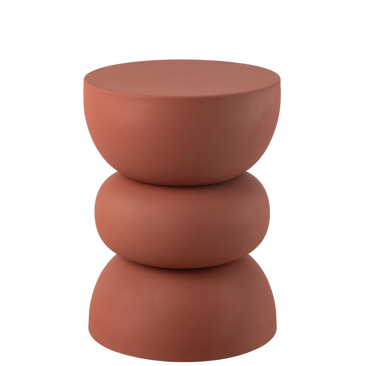 Table d'appoint J-Line Lise - fer - orange