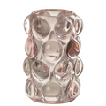 Bougeoir J-Line - photophore Bollie - verre - rose