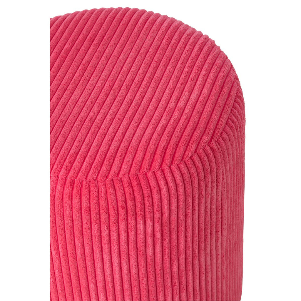 Tabouret J-Line Fourrure - bois - fuschia