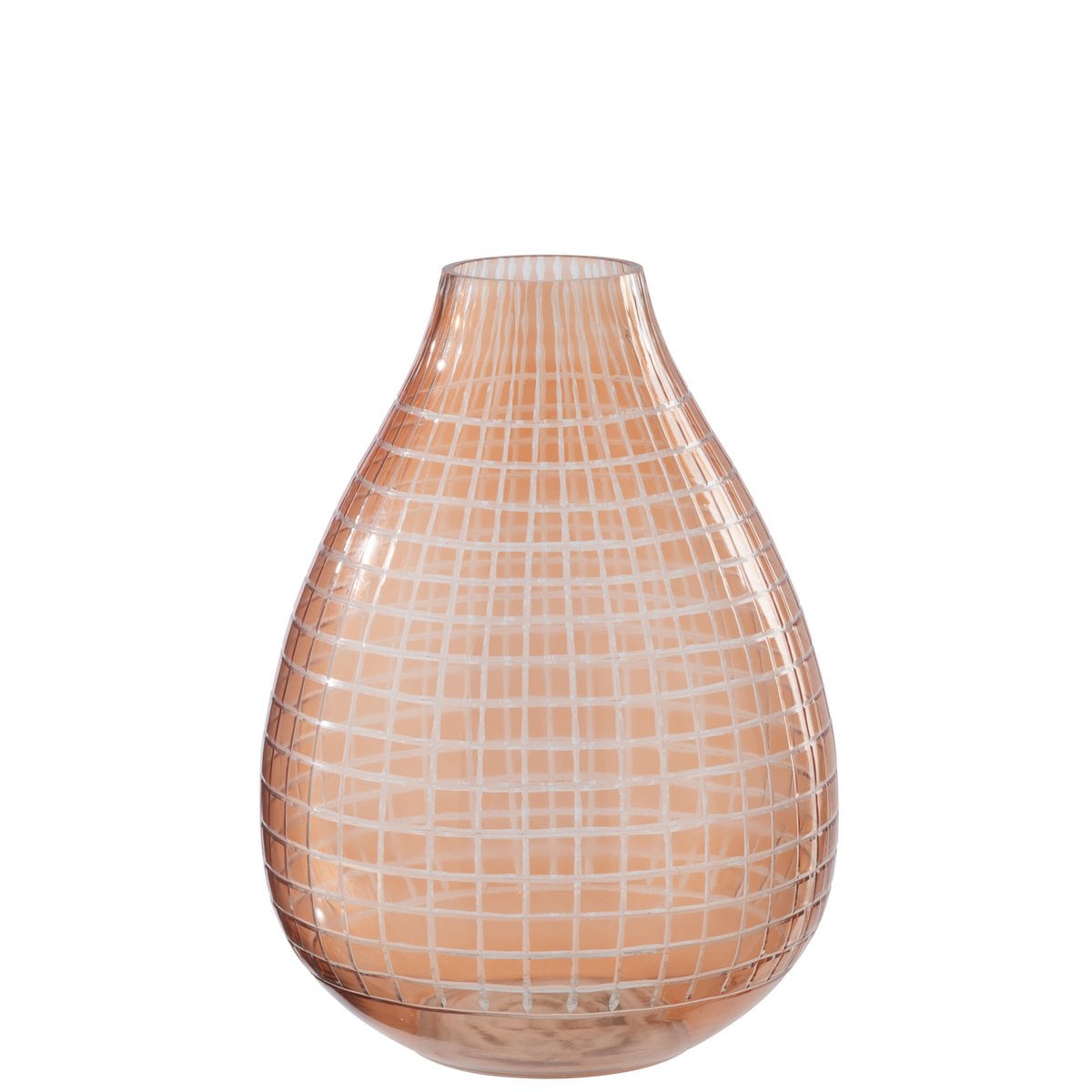 Vase J-Line - verre - orange