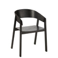 J-Line Chaise Naga Frêne/Corde Noir