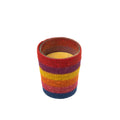 Panier à bougies parfumées J-Line - Woody Aurora - verre - mix - moyen - 55U