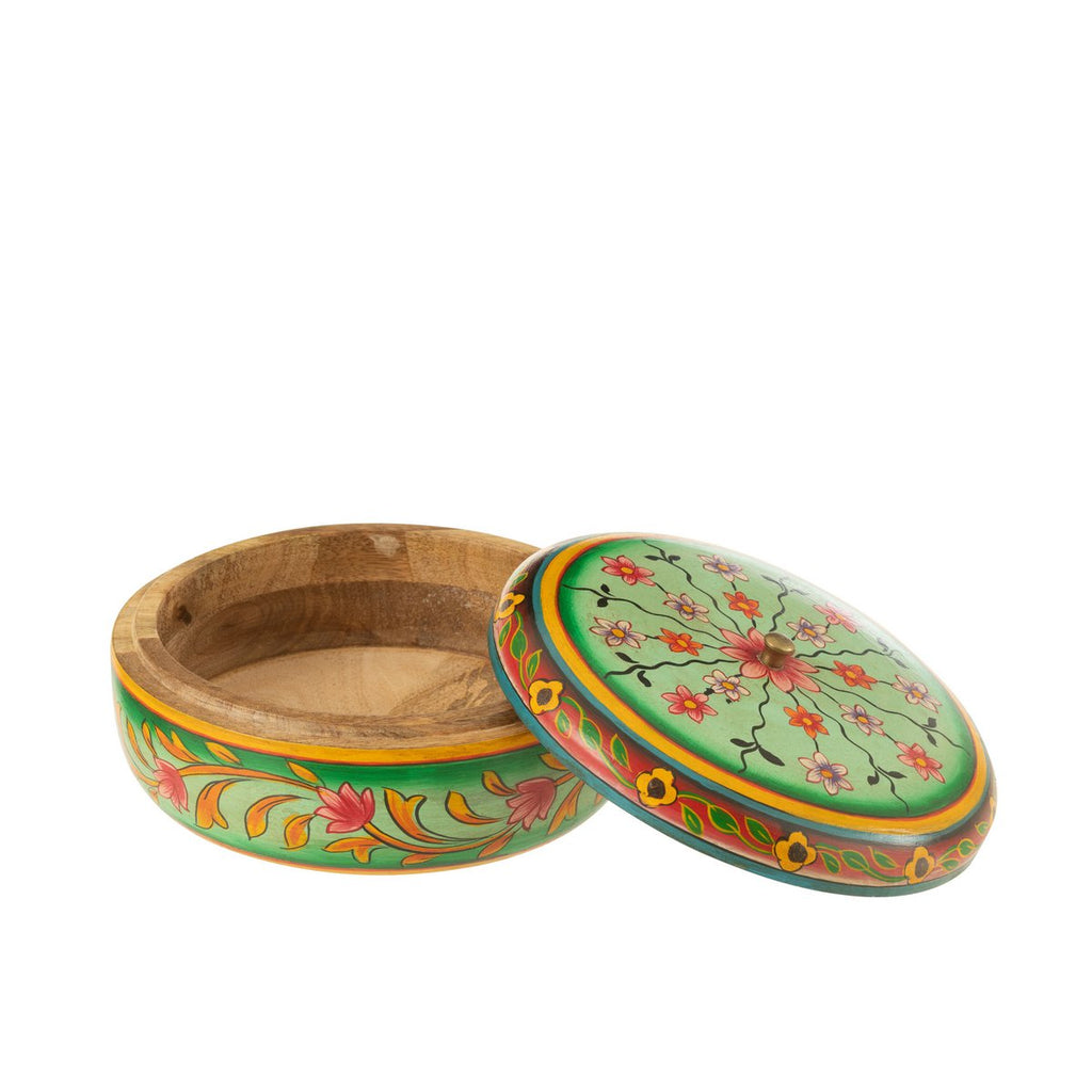 Boîte en j-line + lid Mumbai Mango Wood Mix