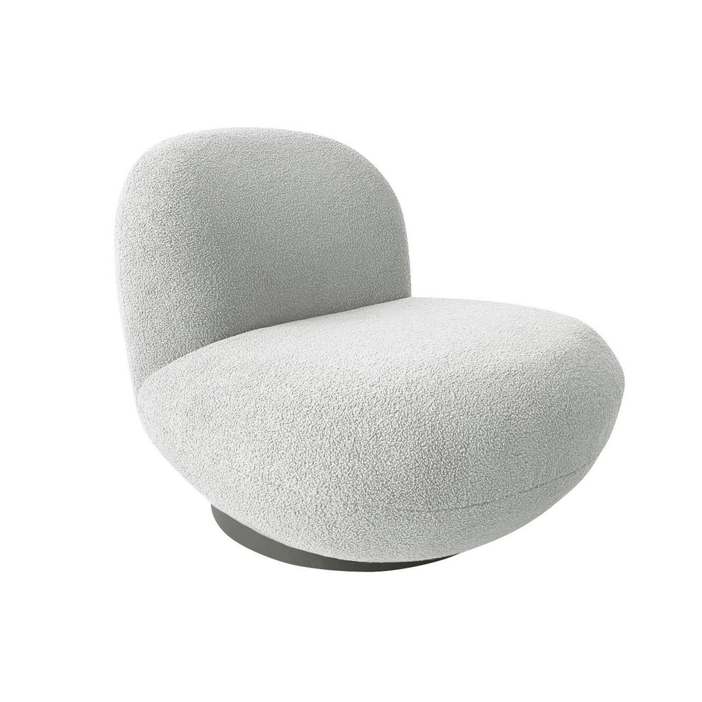 J-Line Chaise Wales Acier/Mousse Gris