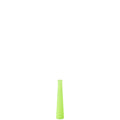 Tube de vase J -line - Verre - Green - 31,5 cm de haut