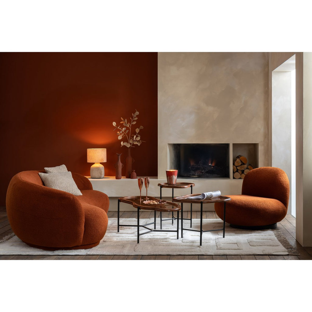 Table basse J-Line Zir - verre - mix