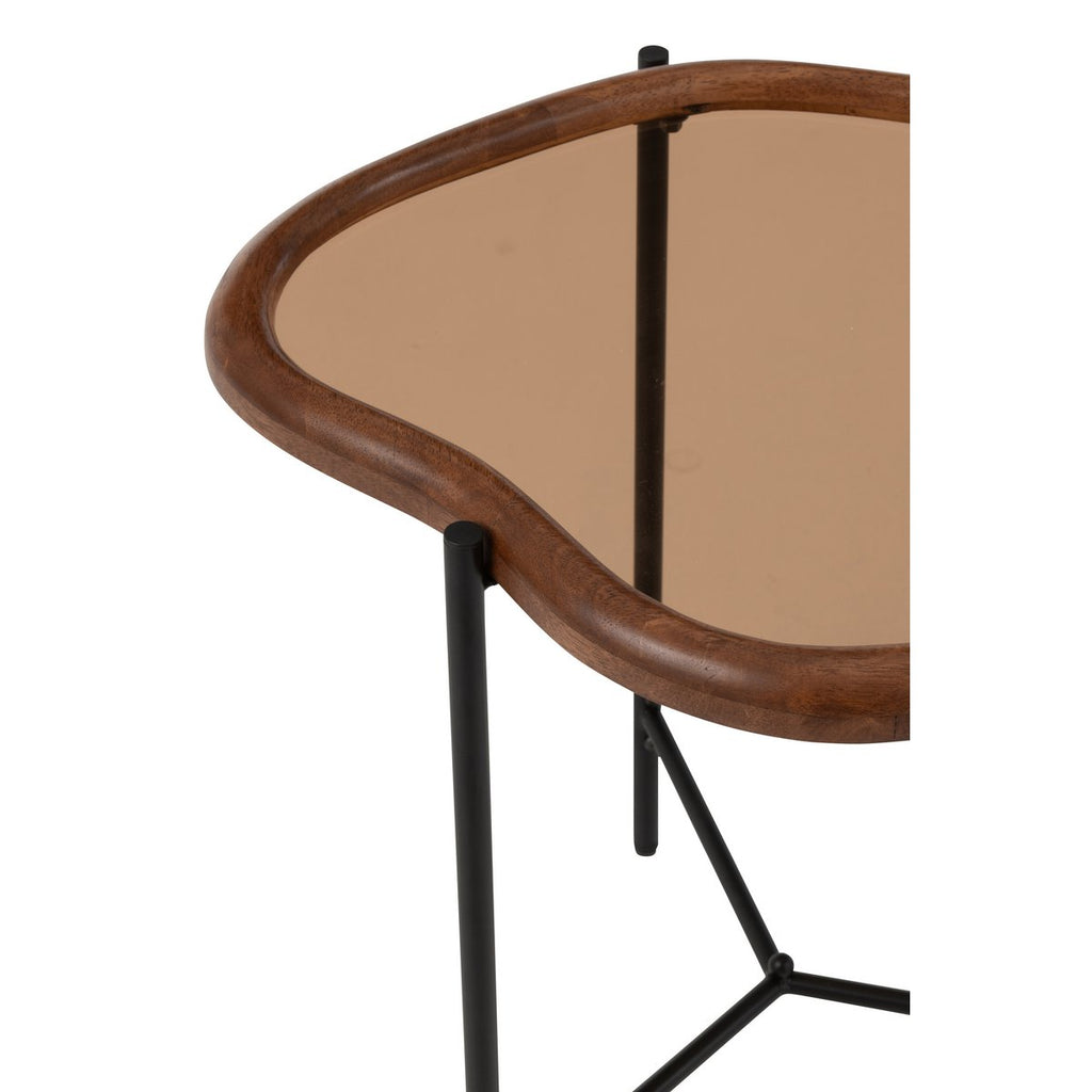 Table basse J-Line Zir - verre - mix