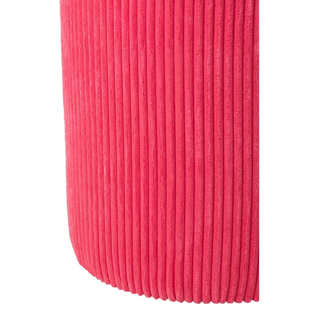 Tabouret J-Line Fourrure - bois - fuschia