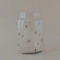 Vase en verre motif Sapin